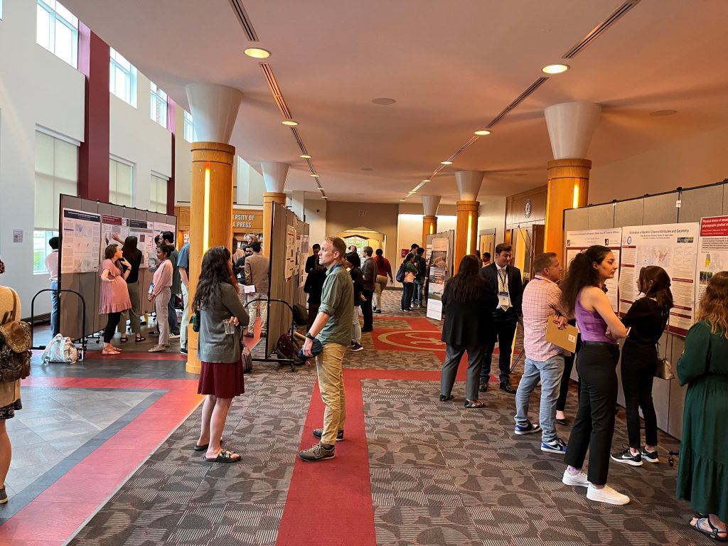 Photo of the 37 research poster presentations.